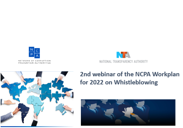 2nd Webinar of the NCPA Workplan for 2022 on Whistleblowing